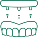icone du service prothèses dentaires sur implants